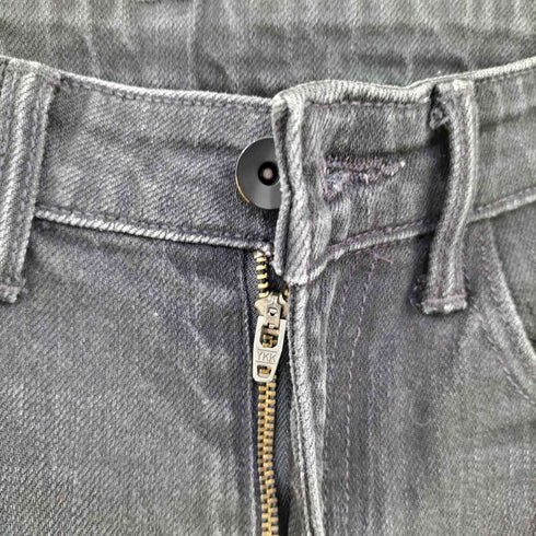 ヘルムートラング HELMUT LANG USA製 カッティング加工 ストレートジーンズ レディース 025