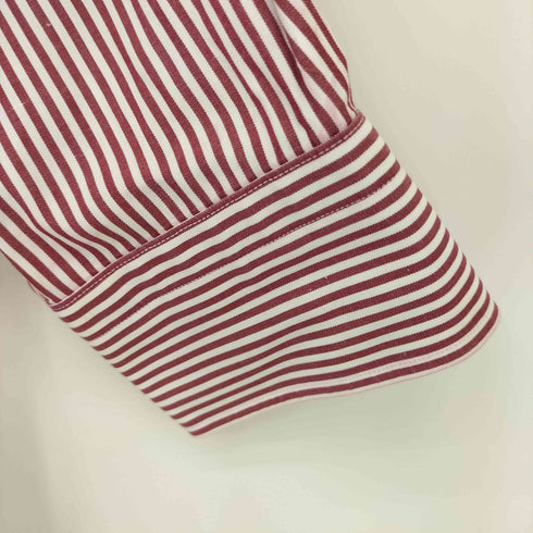 バーバリーズ BURBERRYS ストライプレギュラーカラーシャツ メンズ import:L