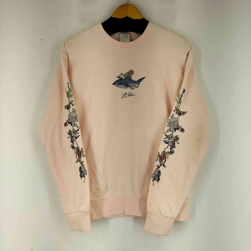 レフトアローン LEFT ALONE 刺繍加工 クルーネックスウェット メンズ JPN:L