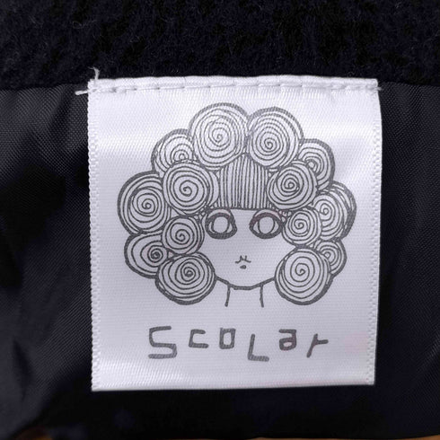スカラー ScoLar ファーボア切替パッチワークコート レディース JPN:M