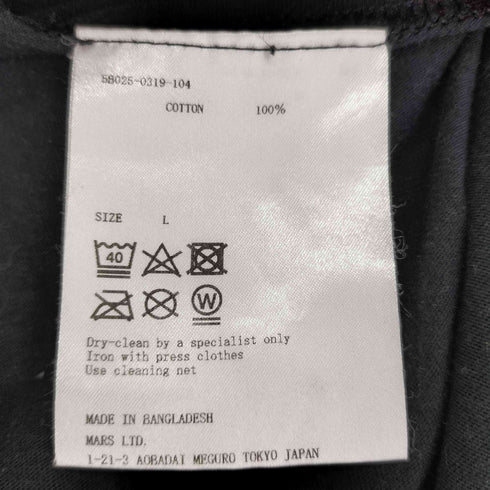 ジョンローレンスサリバン JOHN LAWRENCE SULLIVAN 両面プリント S/S Tシャツ メンズ import:L