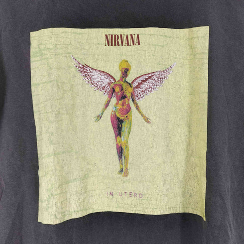 ギルダン GILDAN バンドプリント S/S Tシャツ IN UTERO メンズ JPN:M