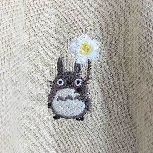 どんぐり共和国 刺繍 バックプリントカーディガン レディース FREE