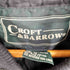 クラフトアンドバロー Croft&Barrow 90S レザー ジップアップ ボンバージャケット メンズ import:M