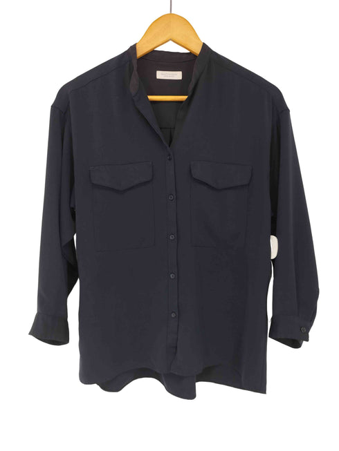ビューティーアンドユースユナイテッドアローズ BEAUTY & YOUTH UNITED ARROWS マットサテンミリタリースタンドカラーシャツ2 レディース