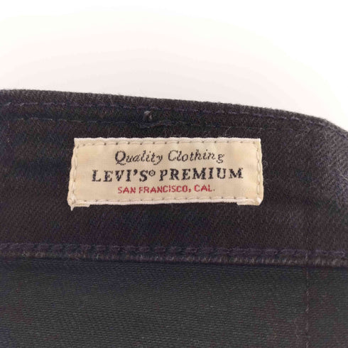 リーバイス Levis premium 502 ブラックデニム メンズ 33/32