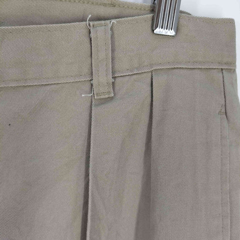 ダックヘッド Duck Head コスタリカ製 ロゴパッチ 2タック チノパンツ メンズ W36 L32