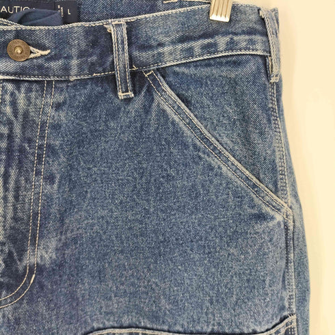 ノーティカ NAUTICA ダブルニー デニム ペインター ショーツ ショートパンツ メンズ L