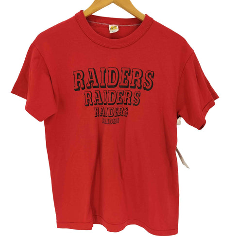 ラッセルアスレチック RUSSELL ATHLETIC 70-80s RAIDERS プリントS/S Tシャツ チビT シングルステッチ メンズ JPN:M