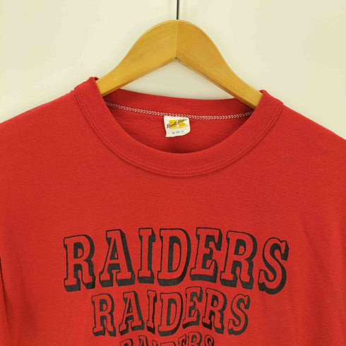 ラッセルアスレチック RUSSELL ATHLETIC 70-80s RAIDERS プリントS/S Tシャツ チビT シングルステッチ メンズ JPN:M