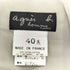 アニエスベーオム Agnes b.homme フランス製 ノータックテーパードトラウザー メンズ 40