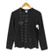 ブラックコムデギャルソン BLACK COMME des GARCONS スウォッシュロゴプリント ドットL/Sカットソー レディース JPN:M