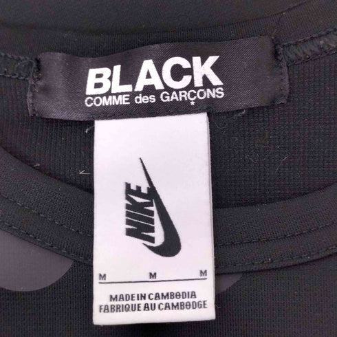 ブラックコムデギャルソン BLACK COMME des GARCONS スウォッシュロゴプリント ドットL/Sカットソー レディース JPN:M
