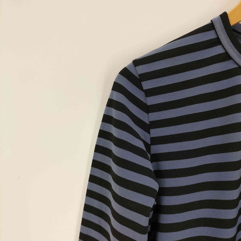 コムデギャルソンコムデギャルソン COMME des GARCONS COMME des GARCONS 05AW 製品染めボーダー裾切替ポリカットソー レディース JPN:M