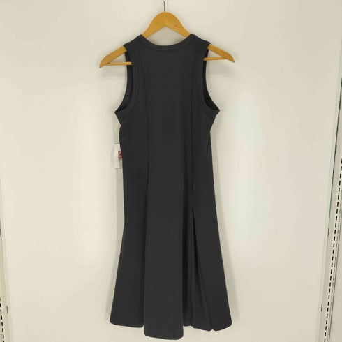 ブラックコムデギャルソン BLACK COMME des GARCONS スウォッシュロゴプリント ドット柄ノースリーブワンピース レディース JPN:S