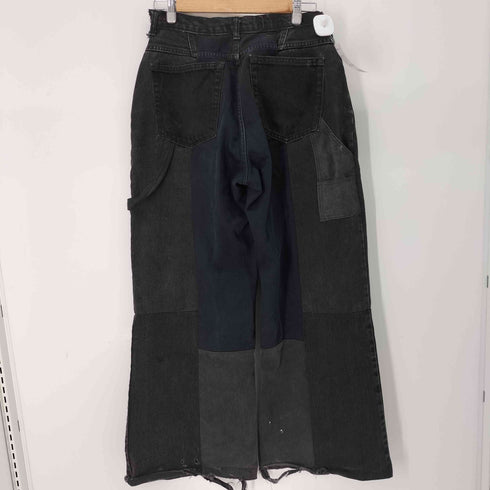 パッチワークペインターデニムパンツ リメイク メンズ