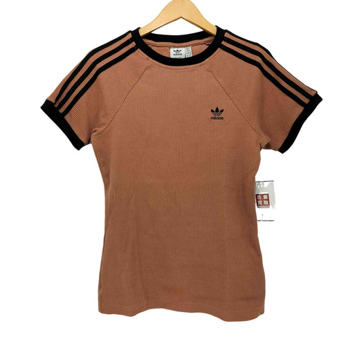 アディダスオリジナルス adidas Originals クラシックス ワッフル スリーストライプス スリムS/S Tシャツ レディース S