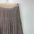 ザラ ZARA CHECKED PATCHWORK SKIRT チェック プリーツ ラップ スカート レディース XS