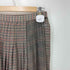ザラ ZARA CHECKED PATCHWORK SKIRT チェック プリーツ ラップ スカート レディース XS