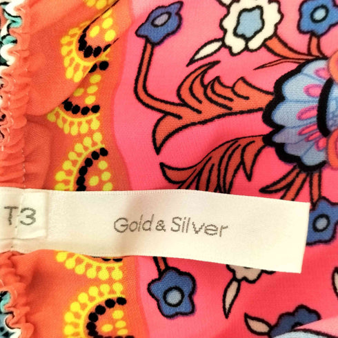 GOLD&SILVER ビスコースキャミワンピース レディース T3