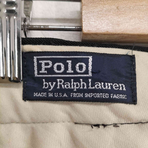ポロバイラルフローレン Polo by RALPH LAUREN 70-80s USA製 ロケットタロン ジップポケット 2タック テーパードスラックスパンツ メンズ W34 L34