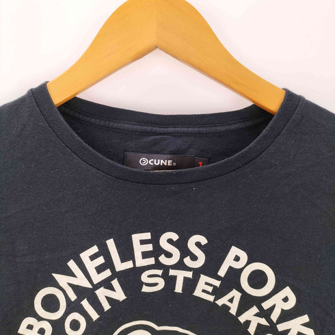 キューン CUNE BONELESS PORK LOIN STEAKS クルーネックTシャツ メンズ JPN:1