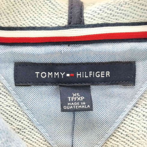 トミーヒルフィガー TOMMY HILFIGER ロゴ刺繍 プルオーバーパーカー メンズ import:XS