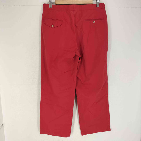 ポロバイラルフローレン Polo by RALPH LAUREN 70-80s USA製 ロケットタロン サイドボタン 2タック ストレート コットンチノスラックスパンツ メンズ