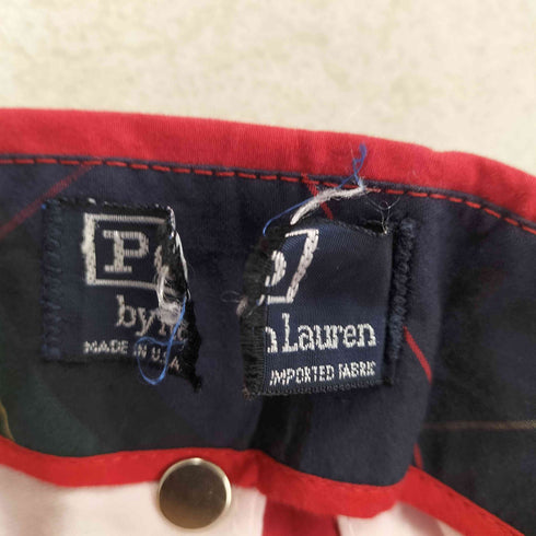 ポロバイラルフローレン Polo by RALPH LAUREN 70-80s USA製 ロケットタロン サイドボタン 2タック ストレート コットンチノスラックスパンツ メンズ