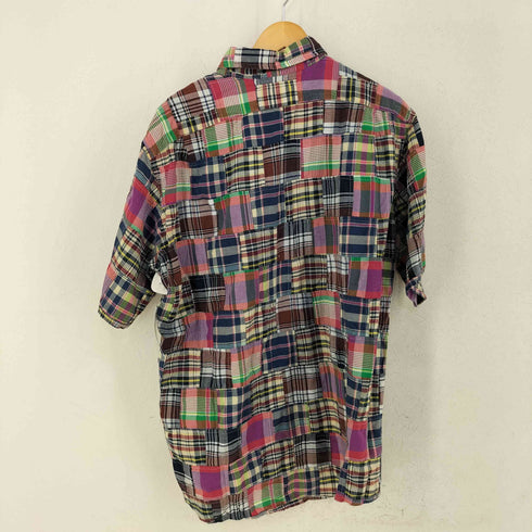 ダニエルクレミュ DANIEL CREMIEUX パッチワークチェックBDシャツ メンズ import:L