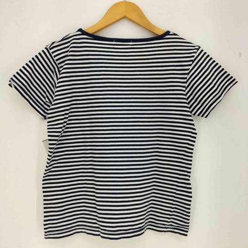 クレージュ courreges ボーダー ワンポイント刺繍 Tシャツ レディース JPN:L