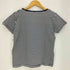 クレージュ courreges ボーダー ワンポイント刺繍 Tシャツ レディース JPN:L