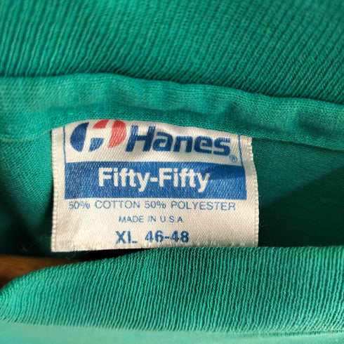 ヘインズ Hanes HEALTH SCIENCE UCI 袖裾シングル メンズ XL