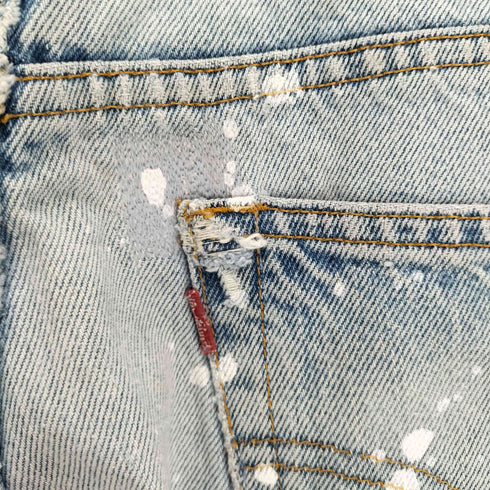 リーバイス Levis ジッパーフライ ペイント加工 デニムパンツ メンズ W33 L30