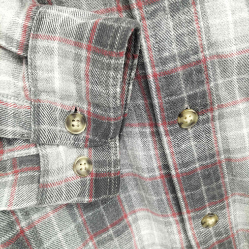 エルエルビーン L.L.Bean カナダ製 ボタンダウン チェックネルシャツ メンズ JPN:XL XL REG