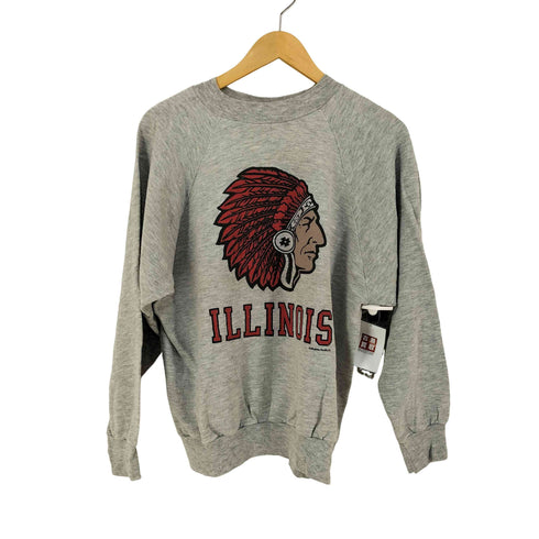 カレッジパシフィック Collegiate Pacific 80S USA製 インディアンヘッド スウェット メンズ import:L