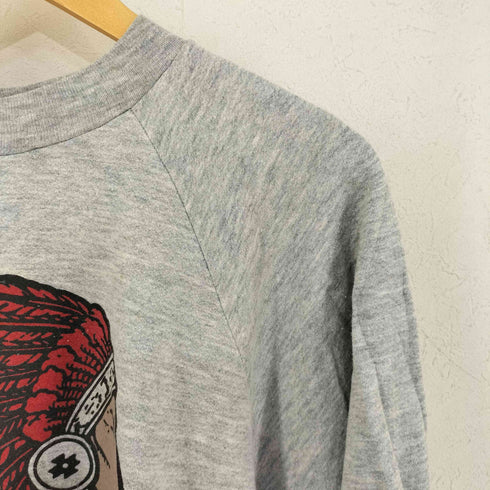 カレッジパシフィック Collegiate Pacific 80S USA製 インディアンヘッド スウェット メンズ import:L