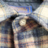 ペンドルトン PENDLETON 70-80s USA製 PURE VIREGIN WOOL 襟キルティング ダブルポケット チェック ネルシャツ メンズ import:M