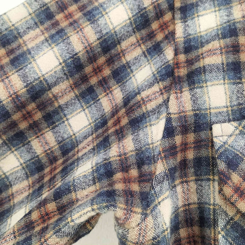 ペンドルトン PENDLETON 70-80s USA製 PURE VIREGIN WOOL 襟キルティング ダブルポケット チェック ネルシャツ メンズ import:M