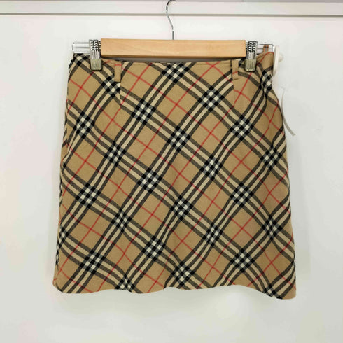 バーバリーブルーレーベル BURBERRY BLUE LABEL ノバチェック ミニスカート レディース EUR:38