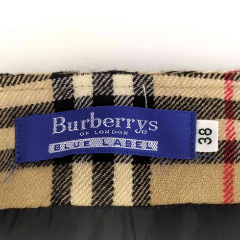 バーバリーブルーレーベル BURBERRY BLUE LABEL ノバチェック ミニスカート レディース EUR:38