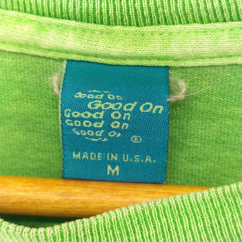 グッドオン good on USA製 製品染め クルーネックTシャツ メンズ JPN:M