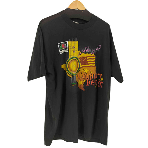 フルーツオブザルーム FRUIT OF THE LOOM CounTry Fest 97 フェスTシャツ メンズ import:XL