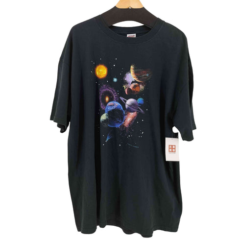 アンビル Anvil 太陽系 プリントクルーネックTシャツ メンズ 2X