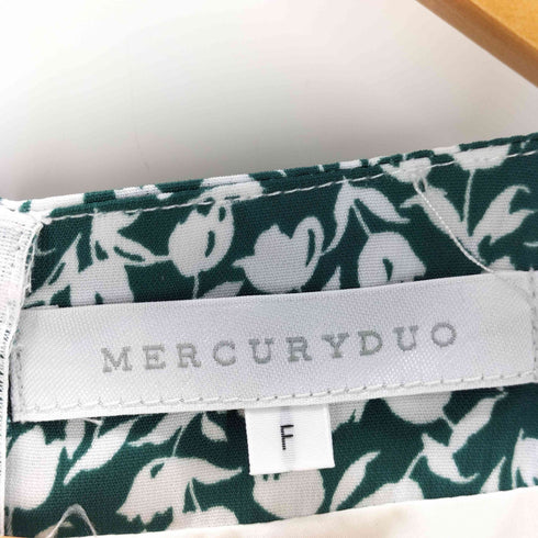 マーキュリーデュオ MERCURYDUO ボタン付フラワーカシュクールワンピース レディース FREE