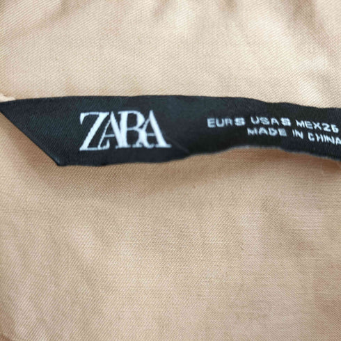 ザラ ZARA シャツスタイル カーゴ フルレングス オーバーサイズ 半袖 ジャンプスーツ レディース S