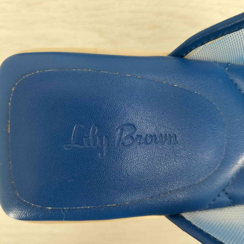 リリーブラウン Lily Brown ダブルストラップミュール レディース JPN:M