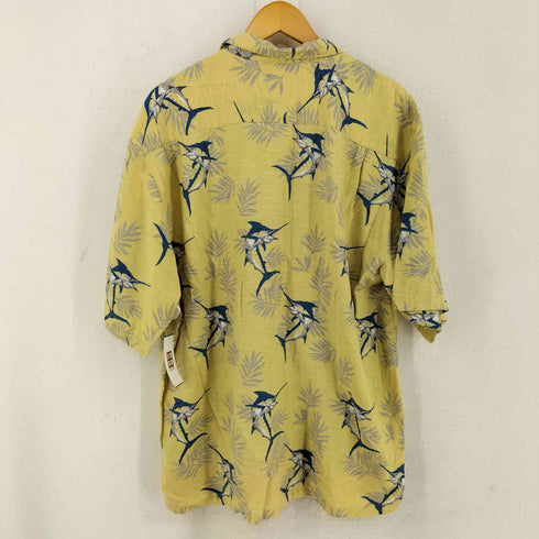 コロンビア Columbia リーフ柄 アロハシャツ メンズ import:L