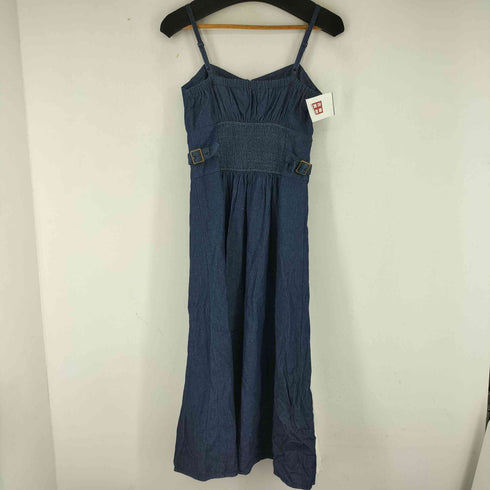 アクシーズファム axes femme プリーツレイヤードデニムキャミワンピース レディース JPN:M
