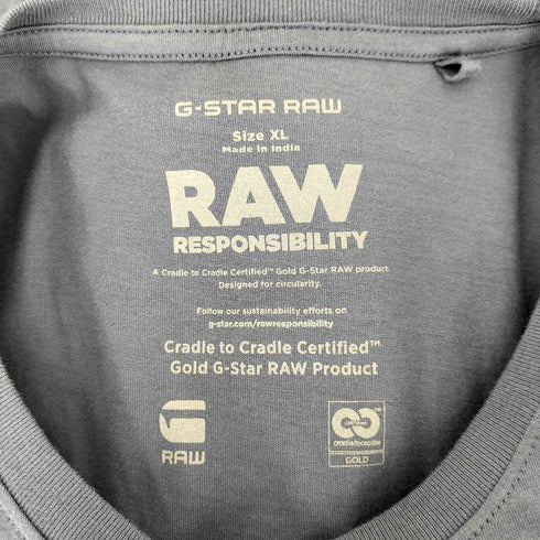 ジースターロー G-STAR RAW Distressed Logo T-Shirt メンズ import:XL